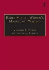 Early Modern Women's Manuscript Writing cover