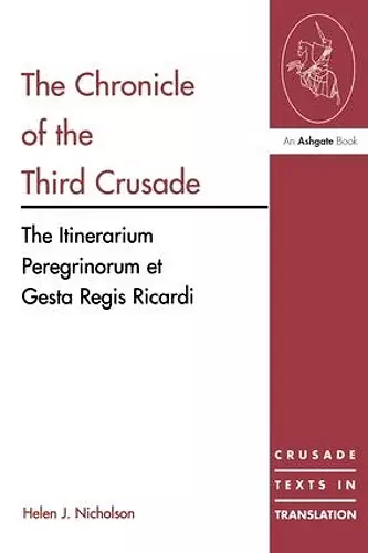 The Chronicle of the Third Crusade cover