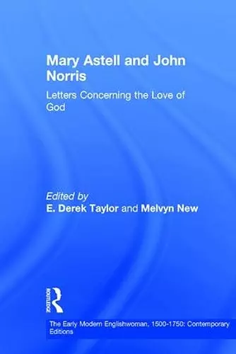 Mary Astell and John Norris cover