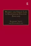 Women and Urban Life in Eighteenth-Century England cover