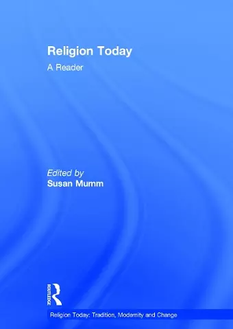 Religion Today: A Reader cover