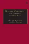 Disaster Management for Libraries and Archives cover