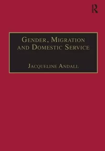 Gender, Migration and Domestic Service cover