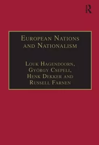 European Nations and Nationalism cover
