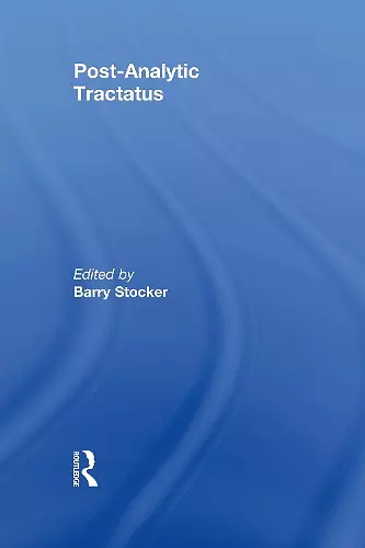 Post-Analytic Tractatus cover