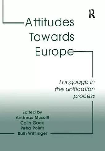 Attitudes Towards Europe cover