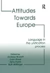 Attitudes Towards Europe cover