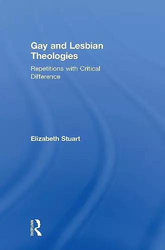 Gay and Lesbian Theologies cover