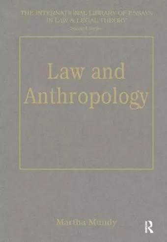 Law and Anthropology cover