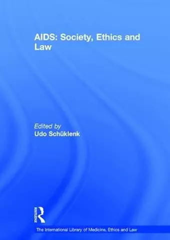AIDS: Society, Ethics and Law cover