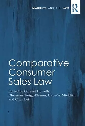 Comparative Consumer Sales Law cover