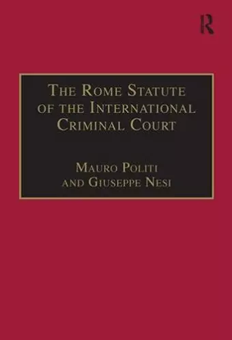 The Rome Statute of the International Criminal Court cover