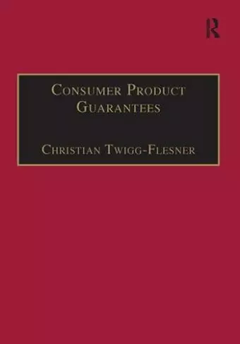 Consumer Product Guarantees cover