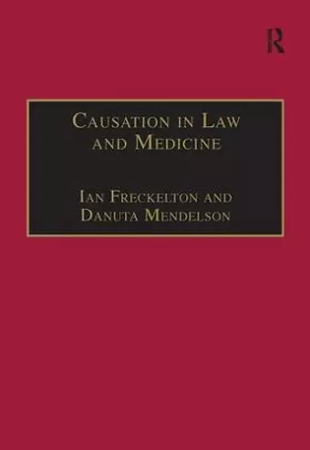 Causation in Law and Medicine cover