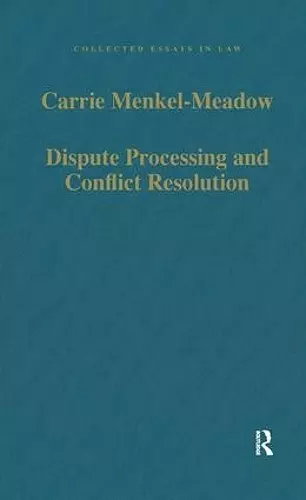 Dispute Processing and Conflict Resolution cover