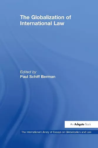 The Globalization of International Law cover