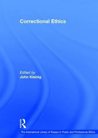 Correctional Ethics cover