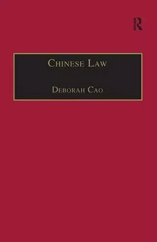 Chinese Law cover