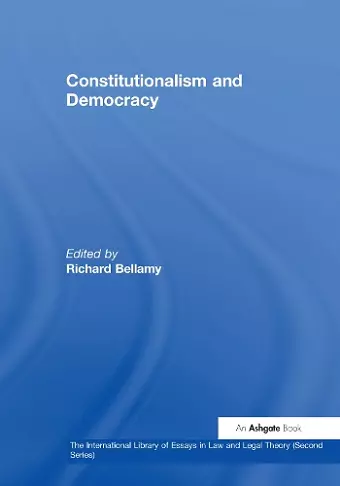 Constitutionalism and Democracy cover