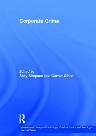 Corporate Crime cover