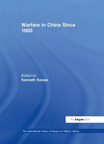 Warfare in China Since 1600 cover