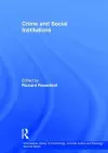 Crime and Social Institutions cover