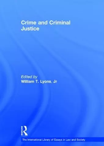 Crime and Criminal Justice cover