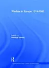 Warfare in Europe 1919–1938 cover