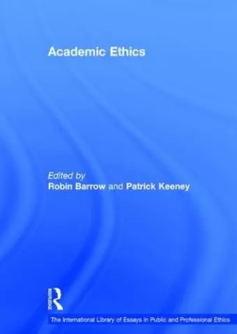 Academic Ethics cover