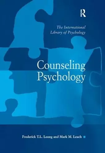 Counseling Psychology cover