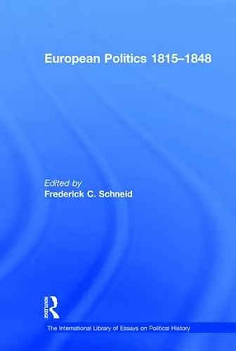 European Politics 1815–1848 cover