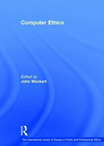 Computer Ethics cover