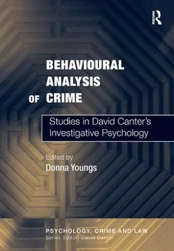 Behavioural Analysis of Crime cover