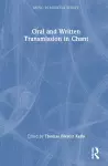 Oral and Written Transmission in Chant cover