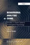 Behavioural Analysis of Crime cover