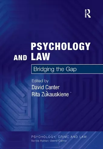 Psychology and Law cover