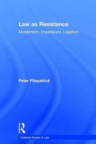 Law as Resistance cover