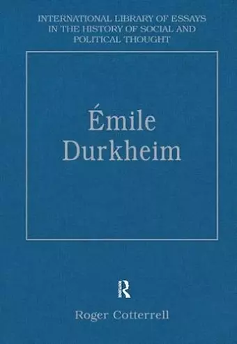 Émile Durkheim cover