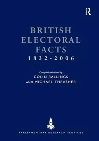 British Electoral Facts 1832-2006 cover