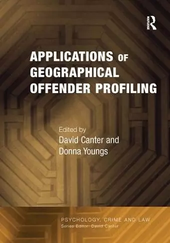 Applications of Geographical Offender Profiling cover