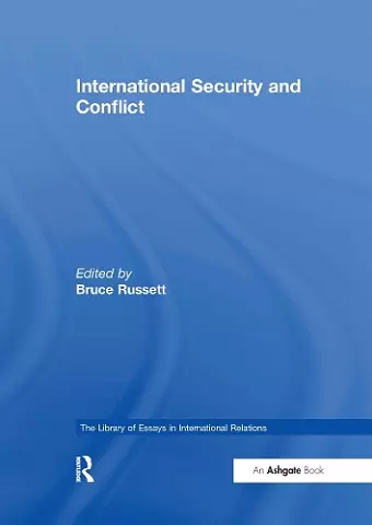 International Security and Conflict cover