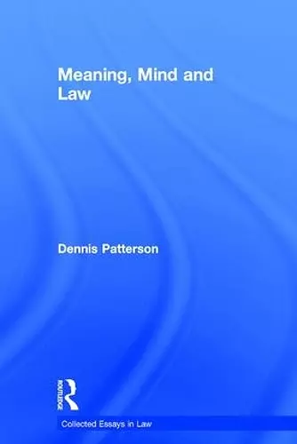 Meaning, Mind and Law cover