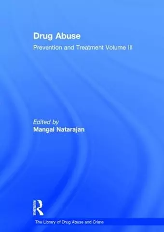 Drug Abuse: Prevention and Treatment cover