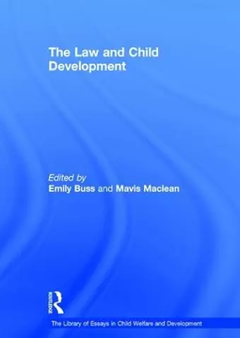 The Law and Child Development cover