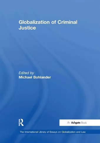 Globalization of Criminal Justice cover