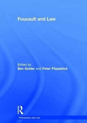 Foucault and Law cover