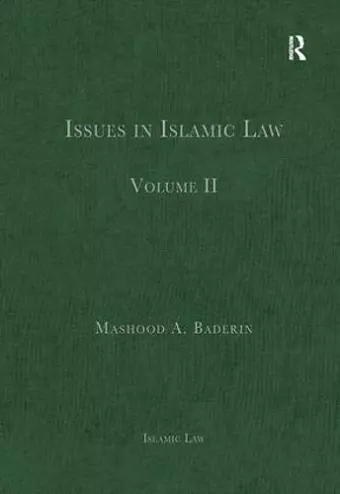 Issues in Islamic Law cover