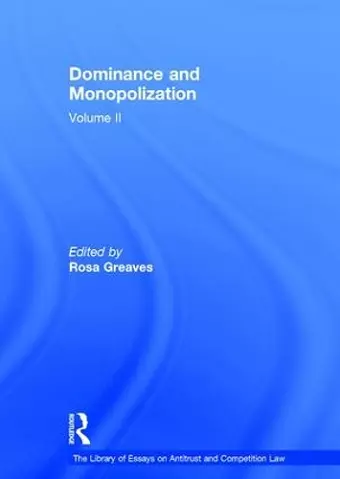 Dominance and Monopolization cover