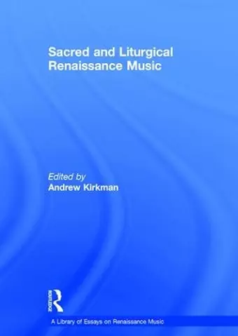 Sacred and Liturgical Renaissance Music cover