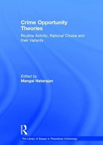 Crime Opportunity Theories cover